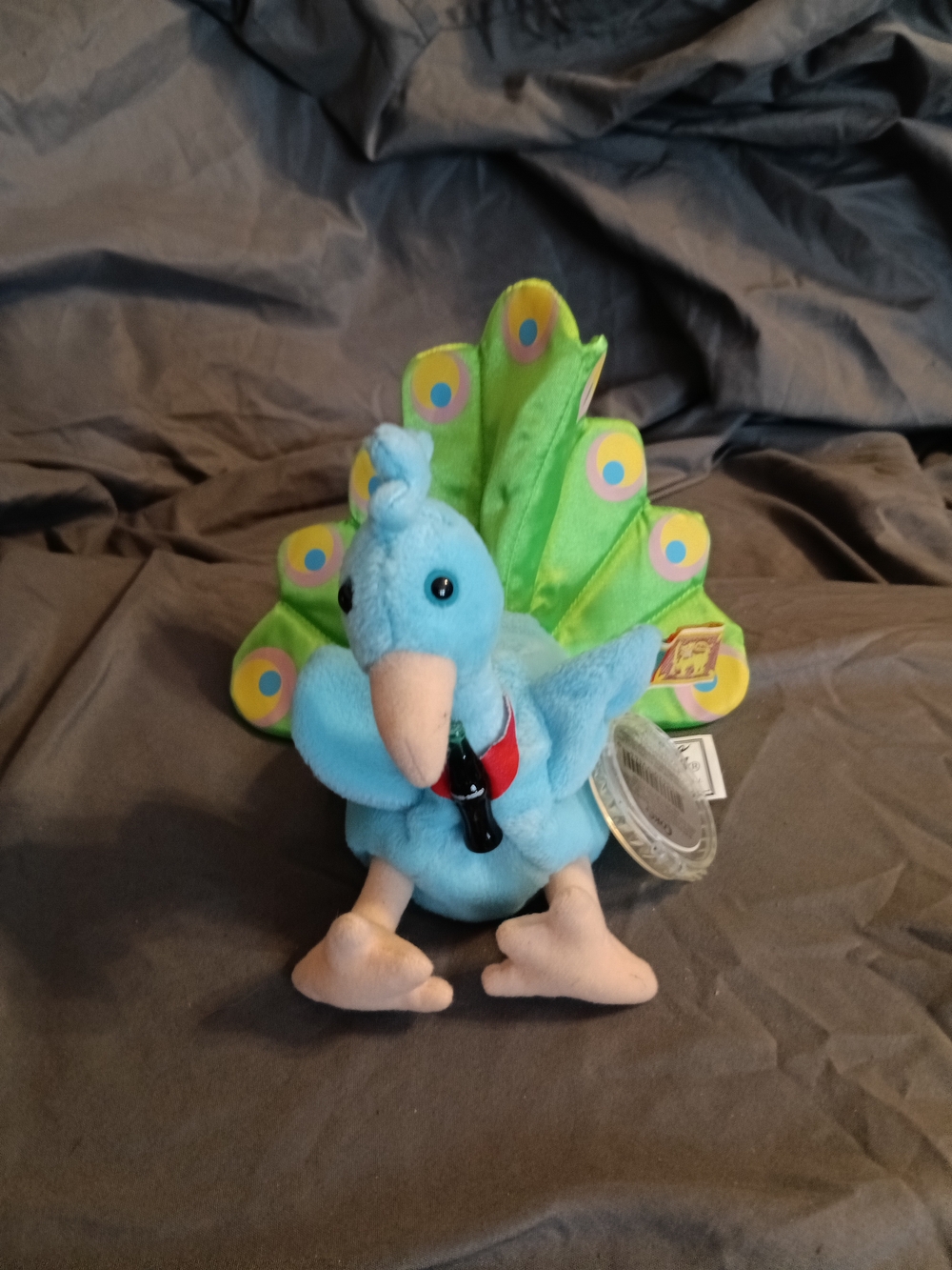 Coca Cola Plush Peacock